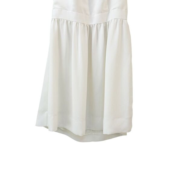 Shoshanna Elenee Beaded Neck Halter Dress White Size 10 - Picture 8 of 14